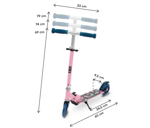 120mm SKIPO Unicorn folding scooter