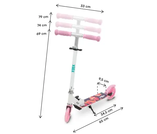 120mm SKIPO Floral folding scooter