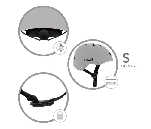 ORIX II Grey S safety helmet