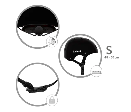 ORIX II Black S safety helmet