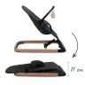 LARO Black/Wooden baby bouncer