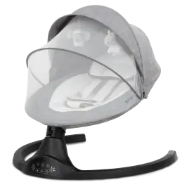 Kidwell LUXI Dark Melange/Black 2-in-1 electric baby bouncer