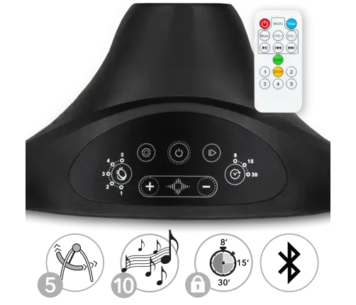 Kidwell LUXI Dark Melange/Black 2-in-1 electric baby bouncer