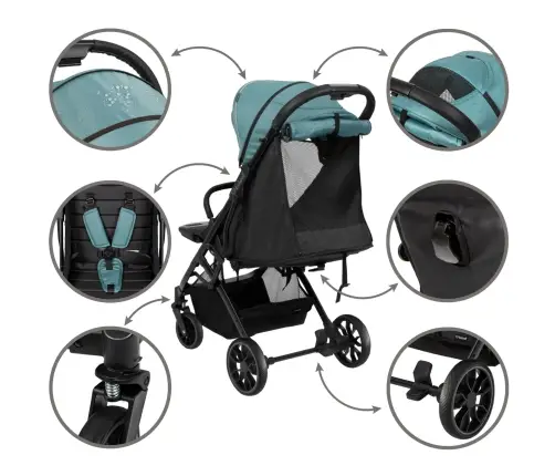 COLMER ROYAL GREEN stroller