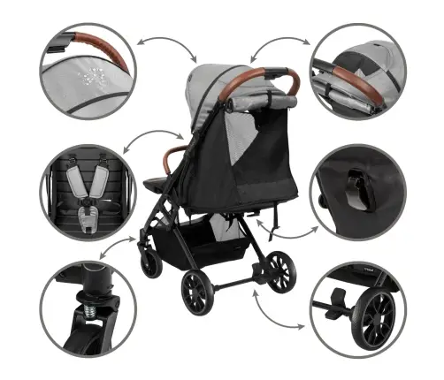 COLMER COOL GREY stroller