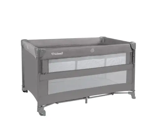 BLISSY Lift Gray two-level travel cot