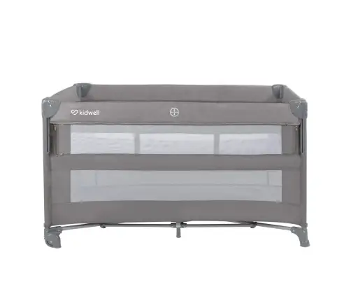 BLISSY Lift Gray two-level travel cot
