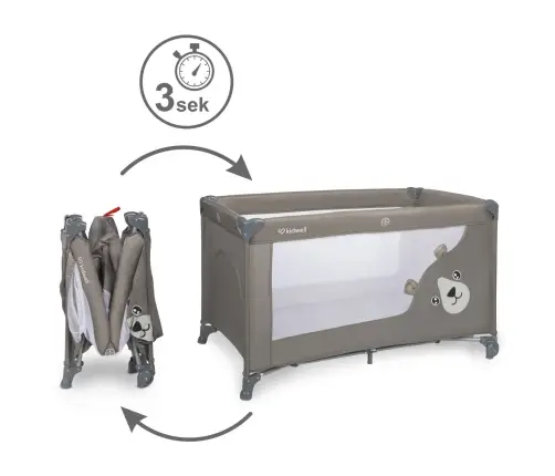 BLISSY DUO two-level travel cot Beige