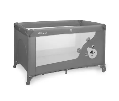 BLISSY DUO two-level travel cot Gray