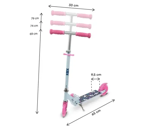120 mm SKIPO Dog folding scooter