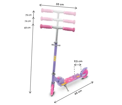 120 mm SKIPO Butterfly folding scooter