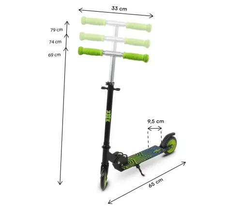 120mm SKIPO Zone folding scooter