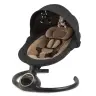 REVE Black/Gold 2-in-1 electric baby bouncer