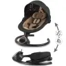 REVE Black/Gold 2-in-1 electric baby bouncer