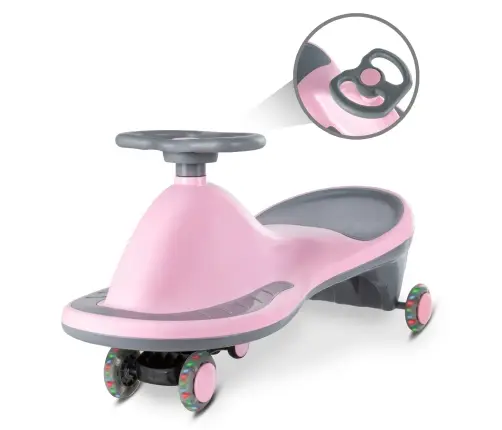 ROLLO Pink gravity ride-on toy