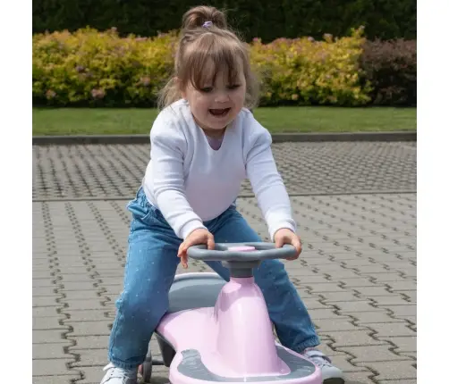 ROLLO Pink gravity ride-on toy