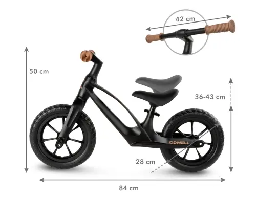 Vito Black balance bike