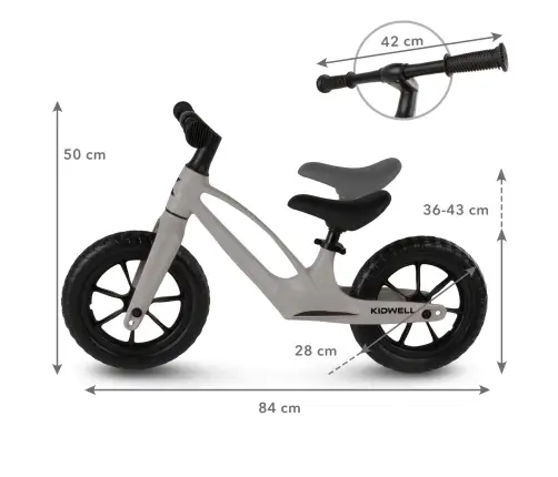 Vito Taupe balance bike