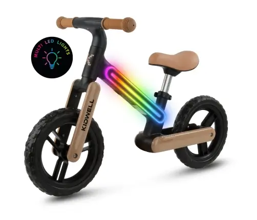 SUNO Black/Beige balance bike