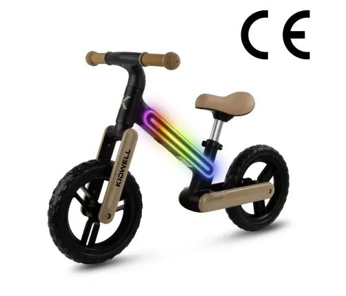 SUNO Black/Beige balance bike