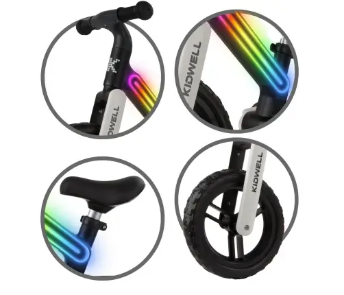 SUNO Black/White balance bike