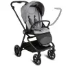 VELMONT Gray stroller with bassinet
