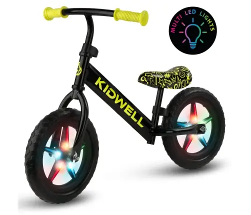 REBEL LED Neon Yellow balance bike
