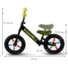 REBEL LED Neon Yellow balance bike