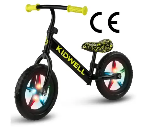 REBEL LED Neon Yellow balance bike