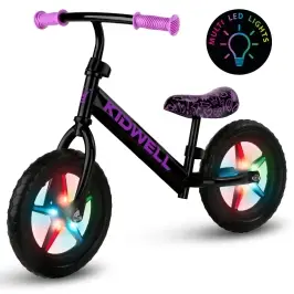 Kidwell REBEL LED Neon Pink balance bike