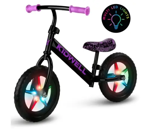 REBEL LED Neon Pink balance bike