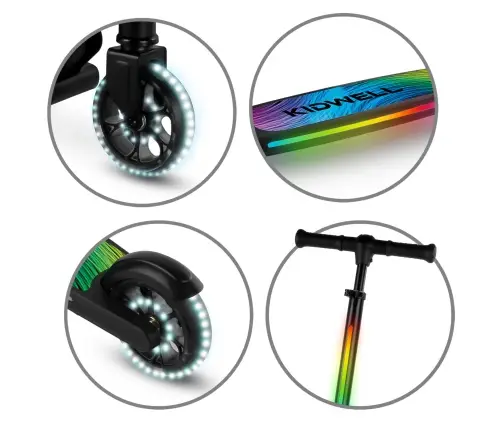 MIDO Black folding scooter