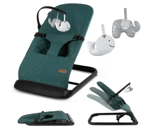 LARO Green/Black baby bouncer