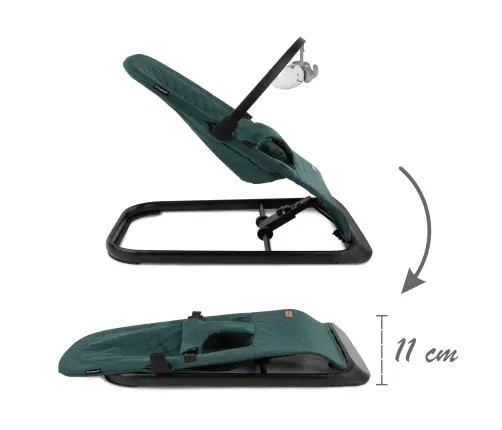 LARO Green/Black baby bouncer