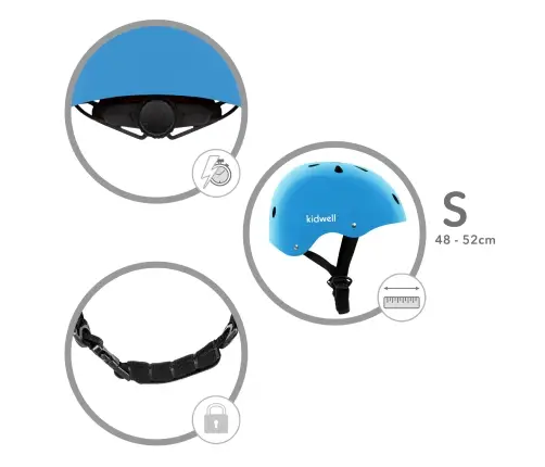 Bērnu ķivere Kidwell ORIX II Blue S