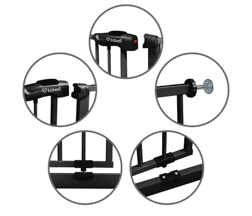 Guarda Black safety gate