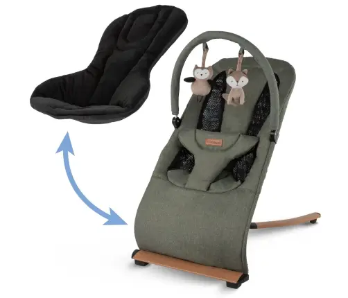 Kidwell RUBI Green/Black baby bouncer