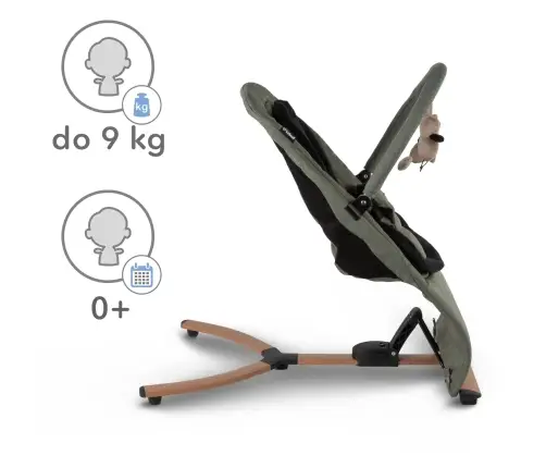 Kidwell RUBI Green/Black baby bouncer