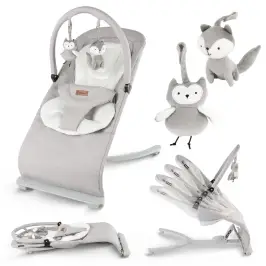 Kidwell RUBI Gray/White baby bouncer