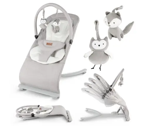 Kidwell RUBI Gray/White baby bouncer