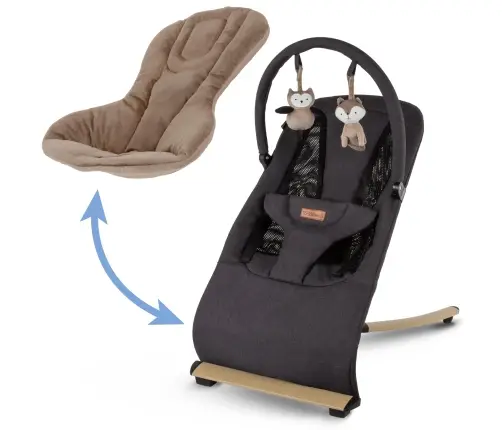 Kidwell RUBI Black/Gold baby bouncer