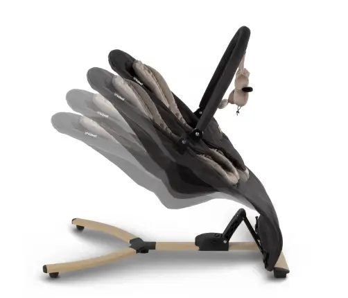 Kidwell RUBI Black/Gold baby bouncer