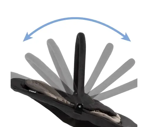 Kidwell RUBI Black/Gold baby bouncer