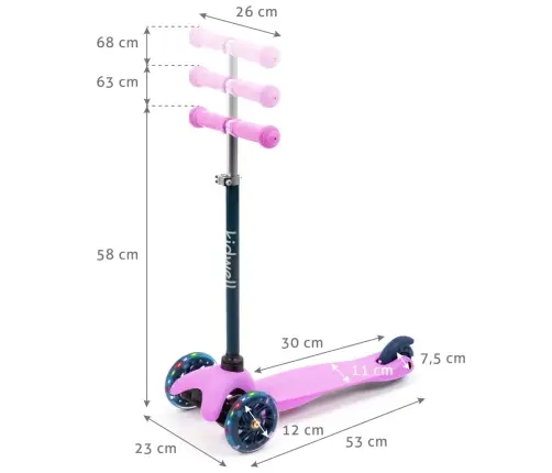 UNO Violet-Navy Balance scooter