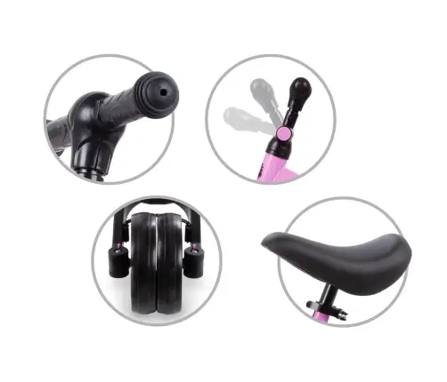 Kidwell 3-in-1 bike PICO Pink Tulip