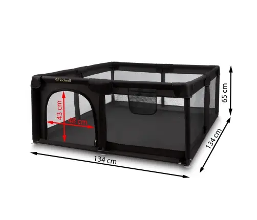 Kidwell FANKO Black playpen 130x130