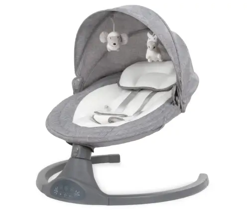 Kidwell LUXI DARK MELANGE 2-in-1 electric baby bouncer