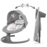 Kidwell LUXI DARK MELANGE 2-in-1 electric baby bouncer