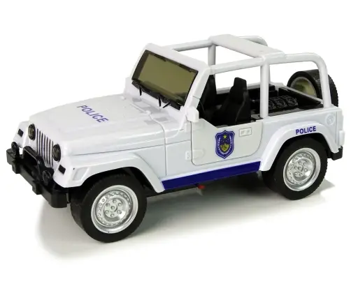 Off-Road Police Car White