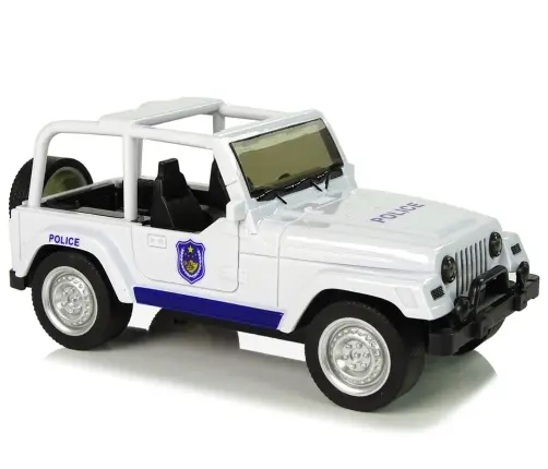 Off-Road Police Car White